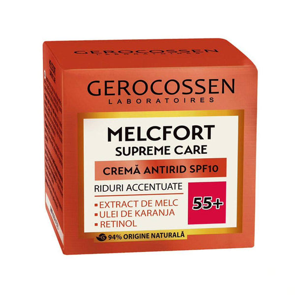 Crema antirid riduri accentuate 55+ SPF10 Melcfort Supreme Care 50 ml, Gerocossen